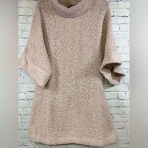 Coco + Carmen Pale Pink Lightweight Party Cozy Festive Classic Sweater One Size